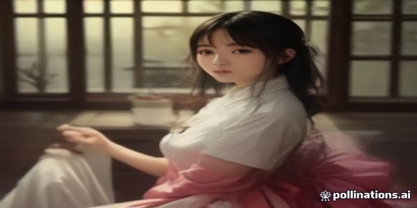 白虎自慰科普视频封面，动画风格展示女性身体健康知识，温暖柔和色调